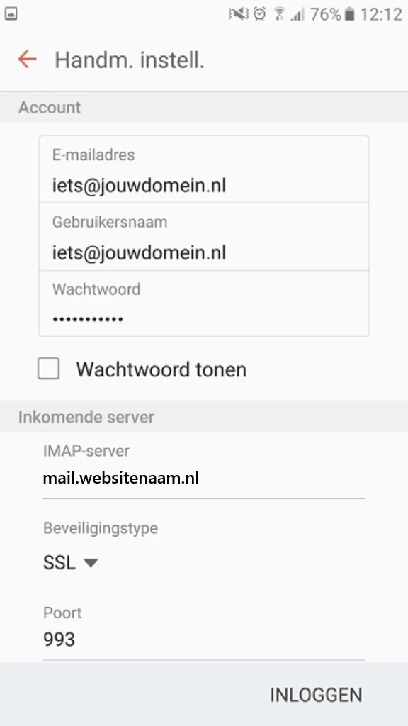 E-mail instellen op telefoon website laten maken eindhoven 6 576x1024 1 website laten maken eindhoven