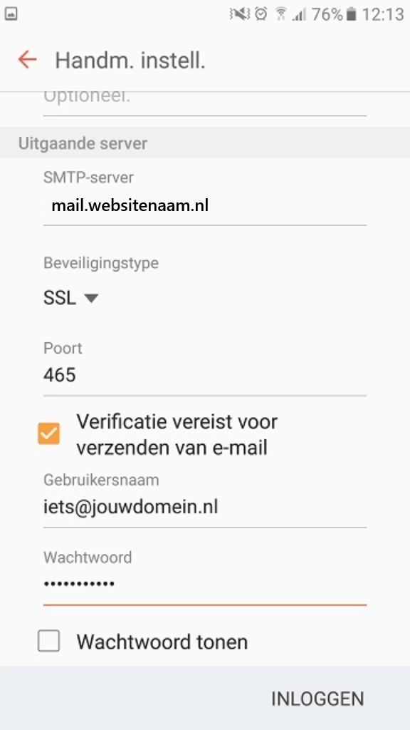 E-mail instellen op telefoon website laten maken eindhoven 7 576x1024 1 website laten maken eindhoven