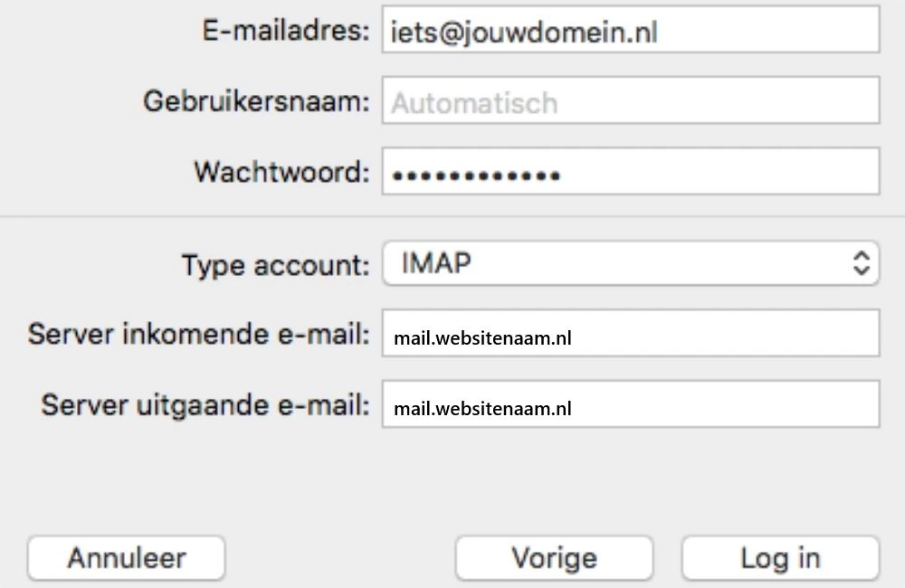 E-mail instellen op computer website laten maken eindhoven de melding dat de controle va website laten maken eindhoven