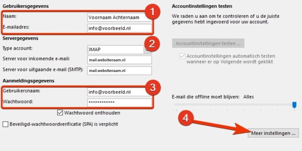 E-mail instellen op computer website laten maken eindhoven een POP of IMAP em website laten maken eindhoven